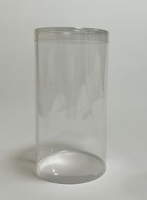 Тубус пластиковый 90*180 пищевой прозрачный