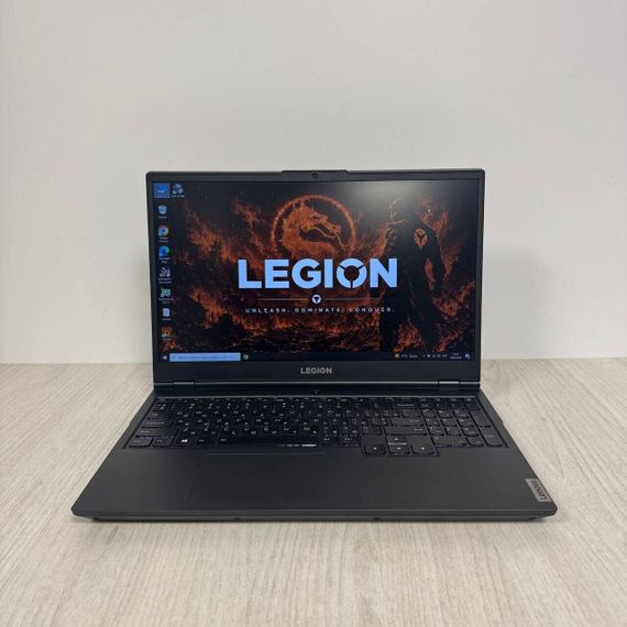 Игровой ноутбук Lenovo Legion 5 15ARH05 / 15.6" (1920x1080) IPS / AMD Ryzen 5 4600H (6 (12) ядер по 3.0 - 4.0 GHz) / 8 GB DDR4 / 512 GB SSD / nVidia GeForce GTX 1650, 4GB GDDR6, 128-bit / WebCam б/у | Зображення 1