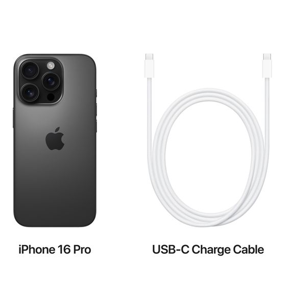Мобільний телефон Apple iPhone 16 Pro 128GB Black Titanium (MYND3) | Зображення 7