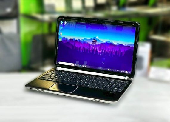 Ноутбук Б-класс HP Pavilion dv6-6135dx / 15.6" (1366x768) TN / AMD A8-3500M (4 ядра по 1.5 - 2.4 GHz) / 8 GB DDR3 / 128 GB SSD / AMD Radeon 6600M, 1 GB GDDR5, 32-bit / WebCam / Win 10 Pro б/у | Зображення 2