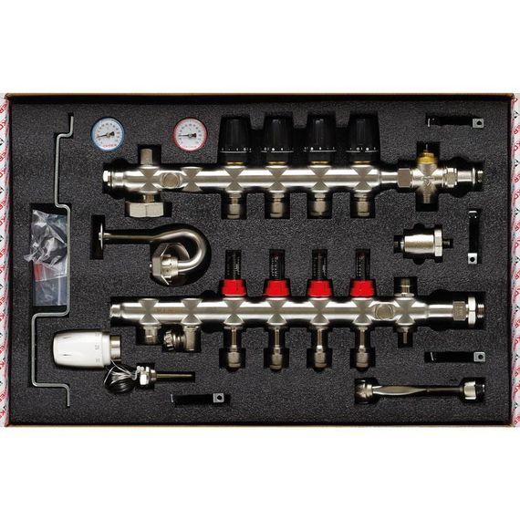 Коллектор со встроенным сместит. узлом Koer KR.S1013-4 1 "х4 SUS304 и евроконус 3/4-16 (KR2947) | Зображення 4