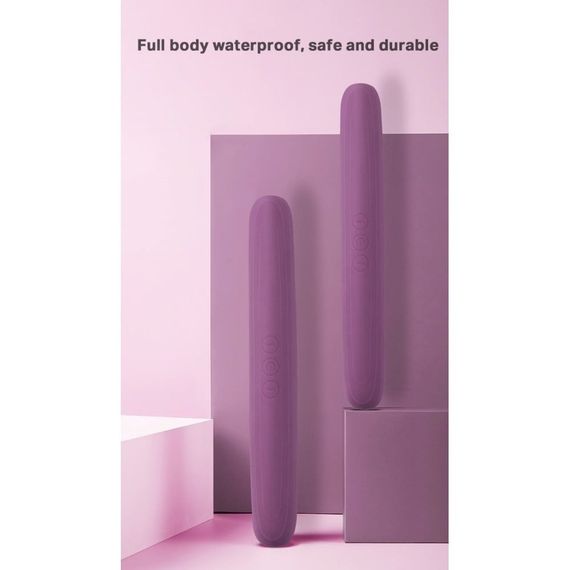 Вібратор двосторонній Sweet Em Velvet Lure, 10 режимів вібрації, фіолетовий Sex Aura | Зображення 5