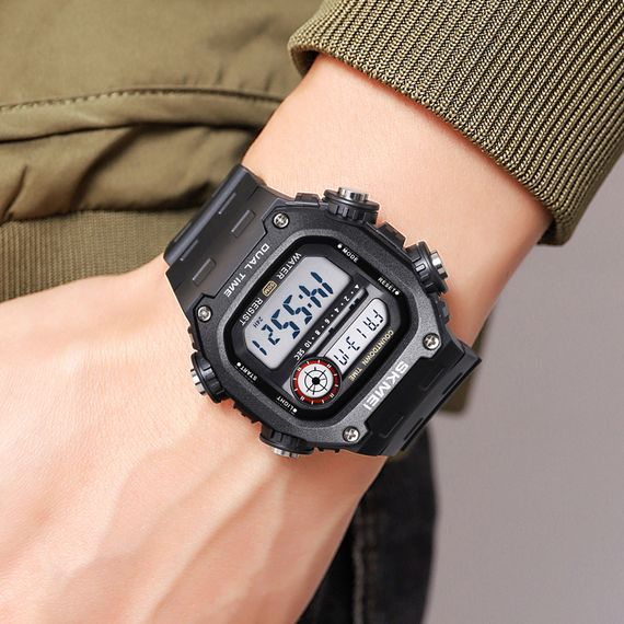 Спортивний чоловічий годинник Skmei 2126BKWT Black-White | Зображення 2