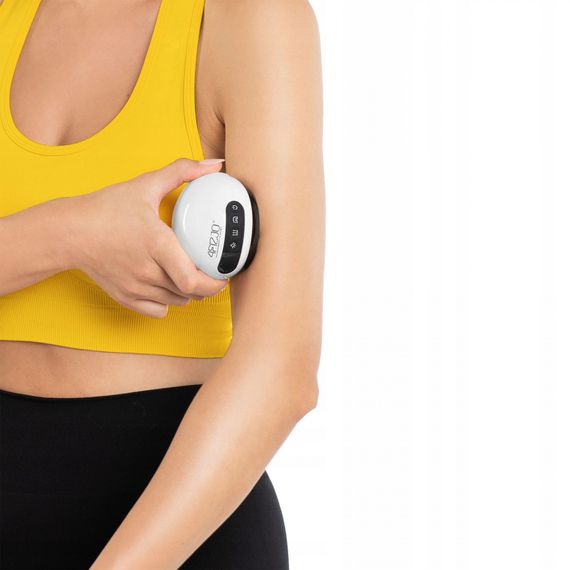 Масажна вакуумна банка 4FIZJO акумуляторна з ІЧ прогріванням 4FJ0516 White (P-5907739318688) | Зображення 1