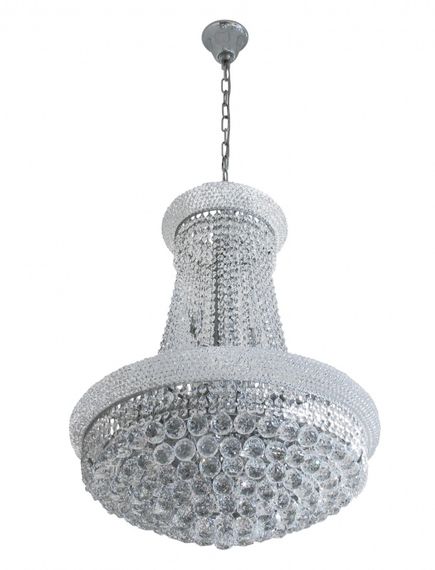 Люстра подвесная хрустальная для холла E14 60W CH (BCL-351S/20)