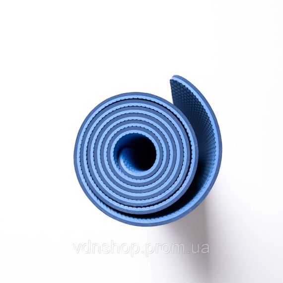 Килимок для йоги нековзкий 173×58 см Синій HP-42-10BL | Зображення 3