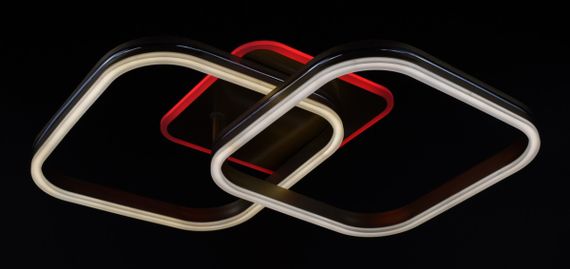 Люстра світлодіодна стельова LED світильник для квартири на стелю лед 26326 Золото 12х42х68 см. | Зображення 5