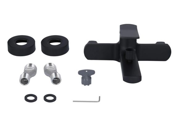 Змішувач для ванни Qtap Slavonice QTSLA259BLM45918 Black Matt | Зображення 4