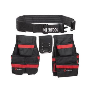 Сумка поясна слюсарно-будівельна INTERTOOL SP-10111