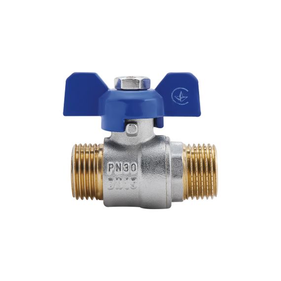 Кран кульовий SD Plus 1/2" ЗР для води (метелик) SD606W15 | Зображення 1