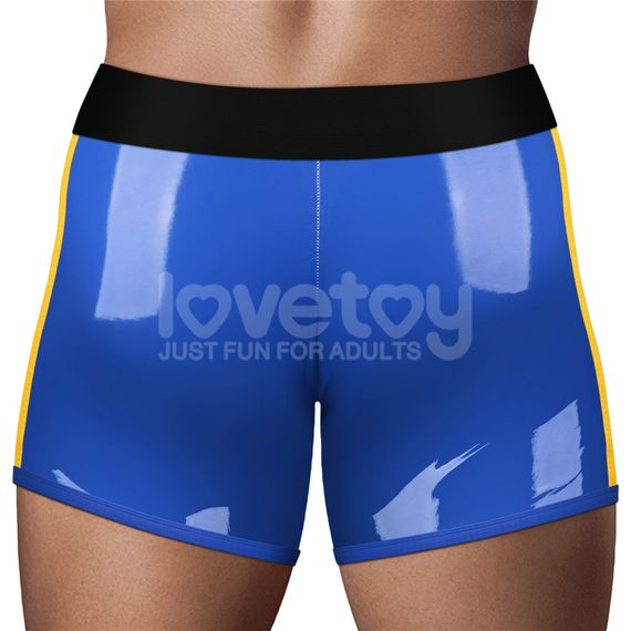 Труси для страпону Chic Strap-On Shorts, сині | Зображення 2