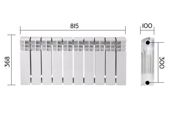 Радіатор біметалічний Thermo Alliance Bi-Ferrum F300100B | Зображення 7