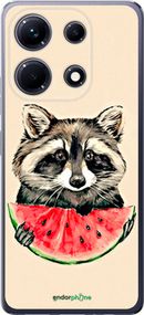 Чохол на Infinix Note 30 Єнотик з кавуном "4605u-3138-2448"