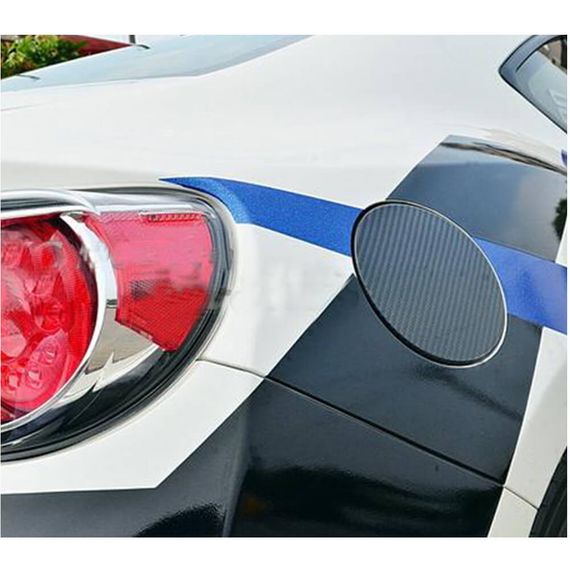 Накладка на лючок бензобака Карбон для Subaru BRZ 2012-2021 гг | Зображення 2