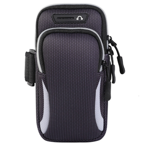 Чехол на руку Primo Sport универсальный спортивный для телефона до 6.5" - Black-Grey