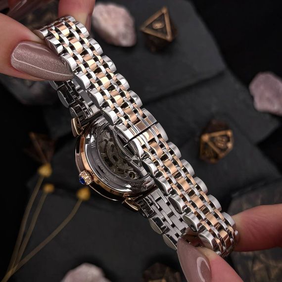 Годинник наручний Awarder 047 Silver-Gold-Blue | Зображення 3
