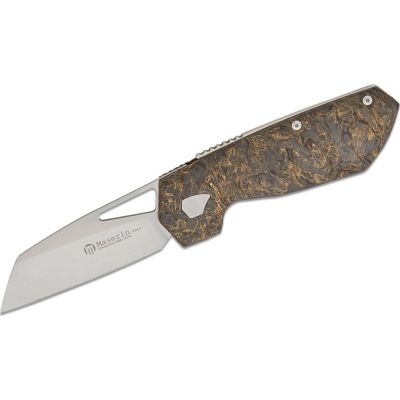 Нож Maserin W2, M390, fat carbon, чорно-золотистий (371/G)