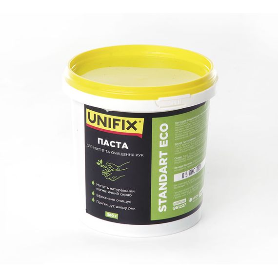 Паста для очистки рук Standart ECO 0,38кг (ведерко) UNIFIX