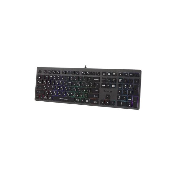 Клавіатура A4Tech FX60H USB Grey Neon backlit (4711421978309) | Зображення 1
