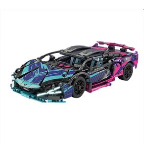 Детский авто-конструктор "Спорткар" 7604, 1280 деталей