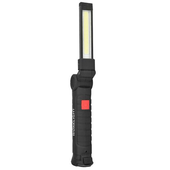 Аккумуляторный переносной фонарь с магнитом и USB, WORKLIGHT-W51-SMD+COB / Светодиодная кемпинговая лампа | Зображення 2