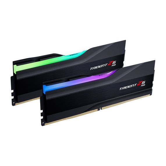 Модуль пам'яті для комп'ютера DDR5 32GB (2x16GB) 8000 MHz Trident Z5 RGB Black G.Skill (F5-8000J3848H16GX2-TZ5RK) | Зображення 1
