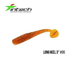 Силиконовая приманка, Съедобный силикон Intech Интеч Long Heel 3 "8 шт #06