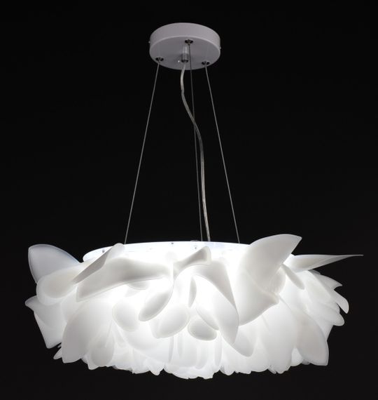 Люстра світлодіодна підвісна LED світильник для квартири на стелю лед 27629 Білий 25-180х50х50 см.