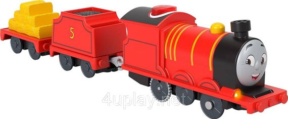 Паровозик Томас и друзья Моторизованный говорящий поезд Джеймс Thomas & Friends Motorized Train Talking James