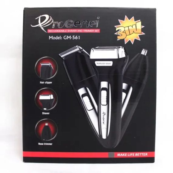 Набор для стрижки 3в1 Gemei GM 595 Hair Trimmer | Зображення 4