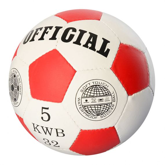 М'яч футбольний OFFICIAL 2500-203 розмір 5  Червоний
