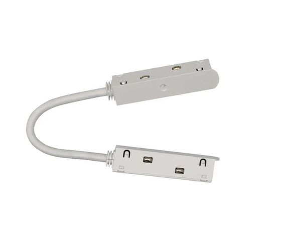 Конектор кутовий PROLUM™ 48V; для магнітної трекової системи М20; Білий