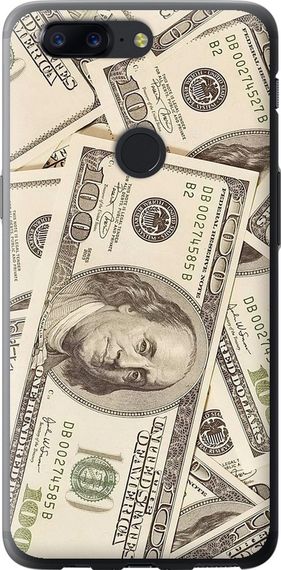 Чехол на OnePlus 5T Доллары "3016u-1352-17620"