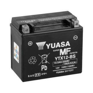 Аккумулятор МОТО Yuasa 12V 10,5Ah MF VRLA Battery YTX12-BS(сухозаряжений)