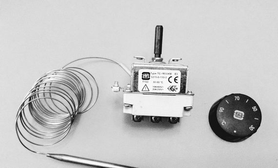 Терморегулятор капілярний трьохполюсний 30-90°С MMG Угорщина | Зображення 2