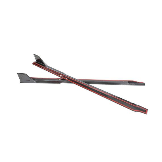 Накладки на пороги V1 (для G87, Карбон) для BMW 2 серія G42 2021- рр | Зображення 5