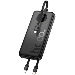 Портативний ЗП Power Bank Hoco J132 Sabio 22.5W+PD20W with 3 cables 10000 mAh Black