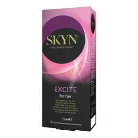 Збуджувальний гель SKYN Excite for her 15 мл, поколювання, ефект тепло-холод, містить L-аргінін Sex Aura