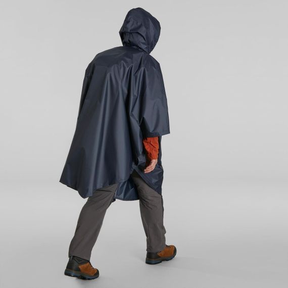 Дощовик-пончо Trek 100 для трекінгу синій - L/XL | Зображення 7