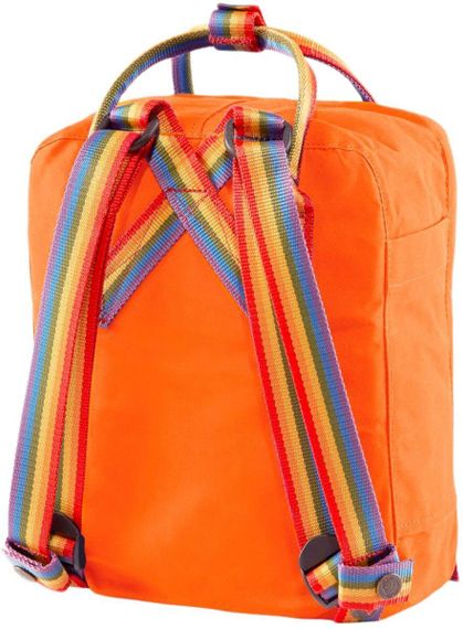 Рюкзак Fjallraven Kanken Rainbow Mini. Burnt orange/rainbow pattern | Зображення 2