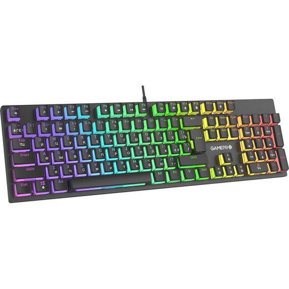 Клавіатура GamePro MK85R Red Switch RGB USB Black (MK85R) | Зображення 1