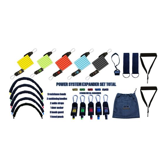 Набір трубчастих еспандерів Power System PS-4099 Total Expander Set 5шт. | Зображення 8