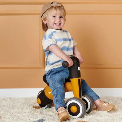 Беговел Kinderkraft Minibi каталка Honey Yellow (KRMIBI00YEL0000) (5902533920068) | Зображення 7