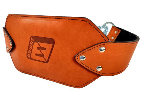 Пояс для обтяжень EasyFit (шкіра) до 250 кг коричневий (EF-DBC-250-BR) | Зображення 2