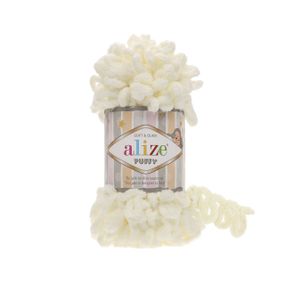 Пряжа Alize Puffy 62 алізе пуффі плюшева