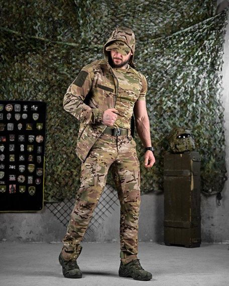 Літній еластичний тактичний костюм hunger 5в1 мультикам ДЛ7083 | Зображення 2