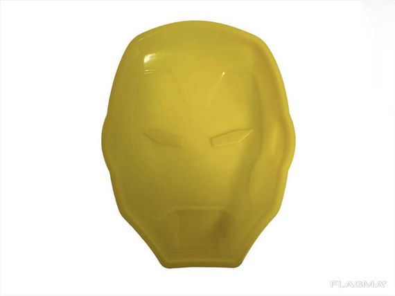 Силиконовая форма 3D для выпечки, льда, шоколада Железный Человек Iron Man