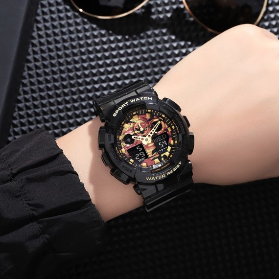 Годинник S2kmei 1832CMBKGD Black-Gold Camo SALE | Зображення 2