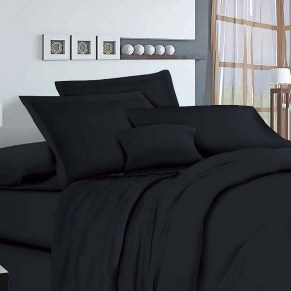 Комплект постільної білизни Manner Dark Grey SoundSleep бязь полуторний | Зображення 2
