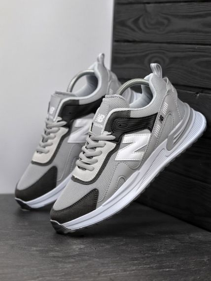 Кросівки New Balance текстиль/замш/шкіра колір сірий, чорний | Зображення 2